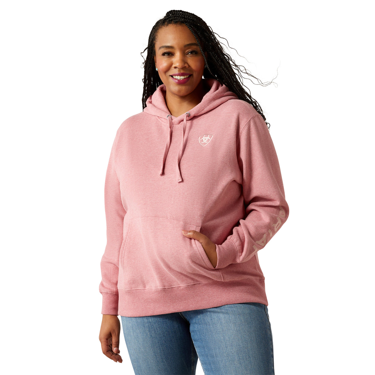 Ariat Womens Logo 2.0 Hoodie - Rose Wine