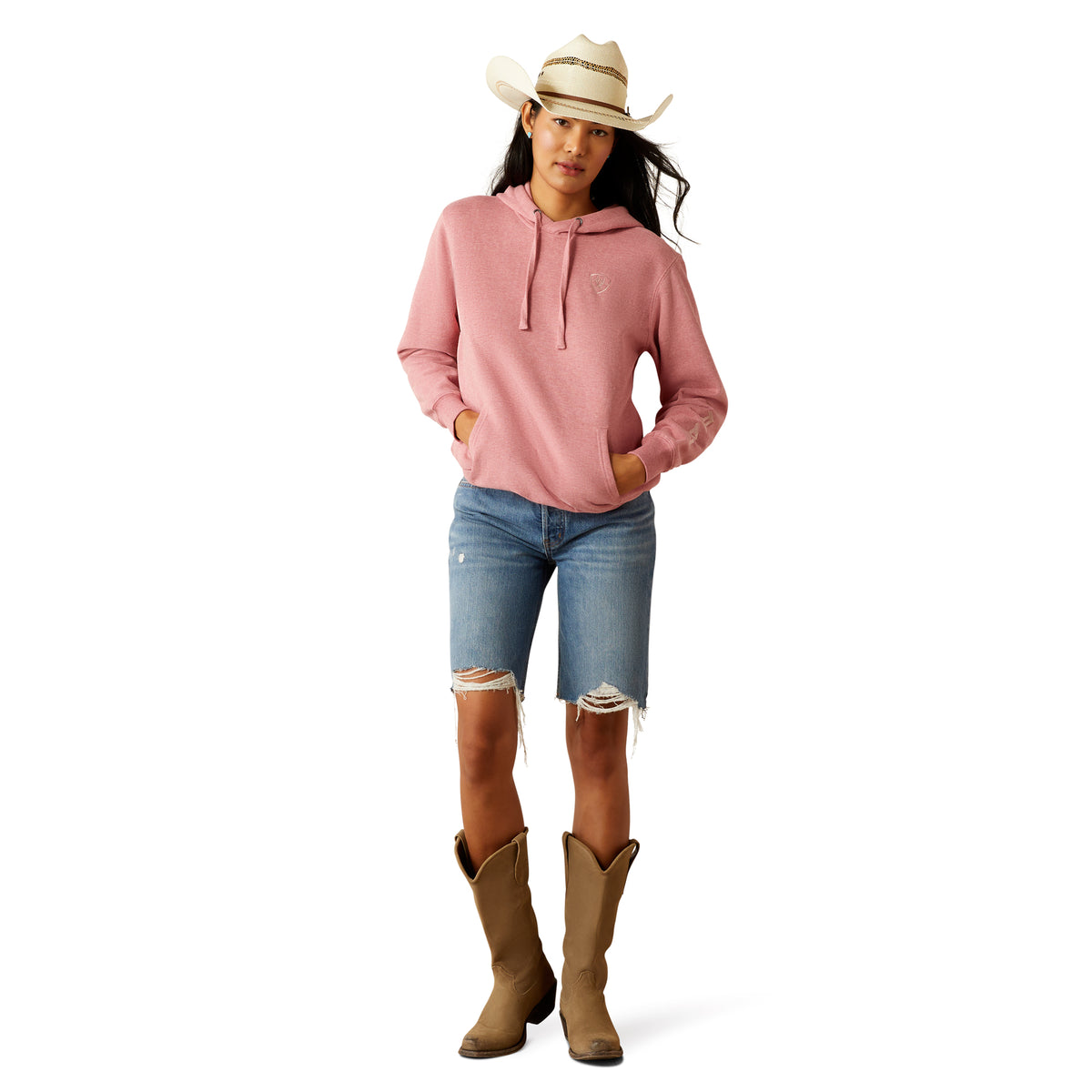 Ariat Womens Logo 2.0 Hoodie - Rose Wine