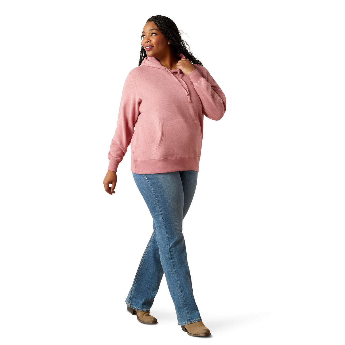 Ariat Womens Logo 2.0 Hoodie - Rose Wine