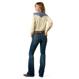 Ariat Womens Mid Rise Boot Cut Jean - Fiona Istanbul
