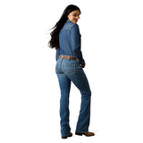 Ariat Womens Mid Rise Boot Cut Jean - Aisha Ithica