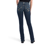 Ariat Womens Real Mid Rise Straight Leg - Freesia Pasadena