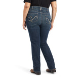 Ariat Womens Real Mid Rise Straight Leg - Freesia Pasadena