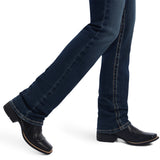 Ariat Womens Real Mid Rise Straight Leg - Freesia Pasadena