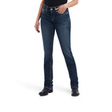 Ariat Womens Real Mid Rise Straight Leg - Freesia Pasadena
