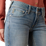 Ariat Womens Mid Rise Straight Leg Jean - Mallory Oklahoma