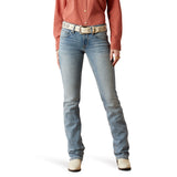 Ariat Womens Mid Rise Straight Leg Jean - Mallory Oklahoma