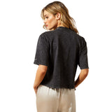 Ariat Womens Pearl Tee - Washed Black