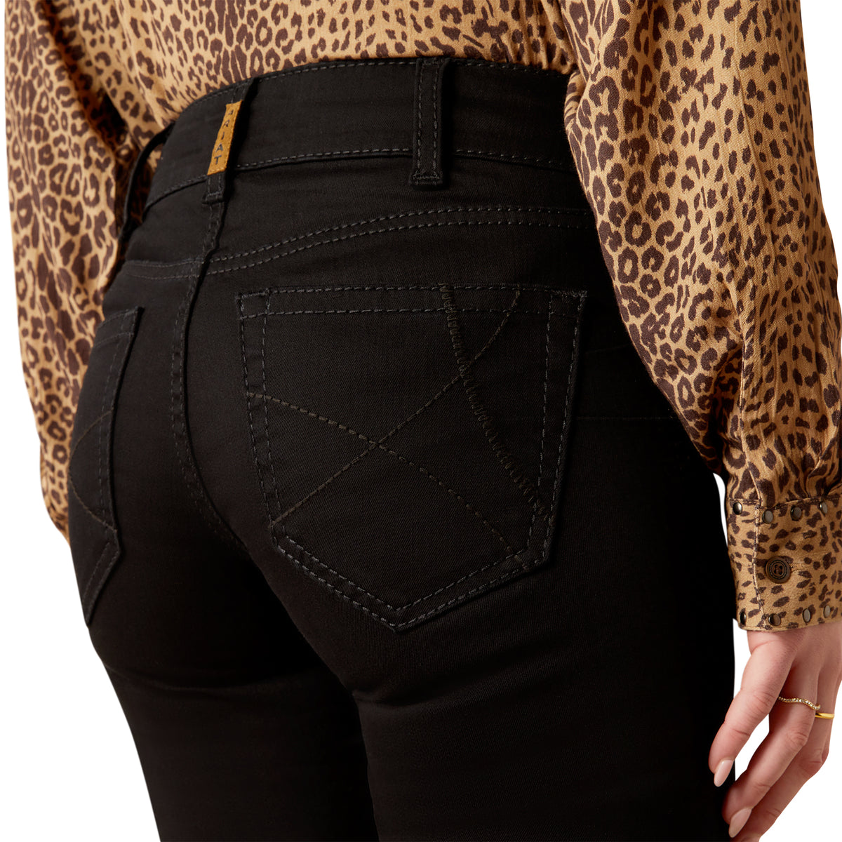 Ariat Womens Perfect Rise Boot Cut Jean - Ella Black