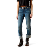 Ariat Womens Perfect Rise Striaght Leg Jean - Crop Silvie Glenwood