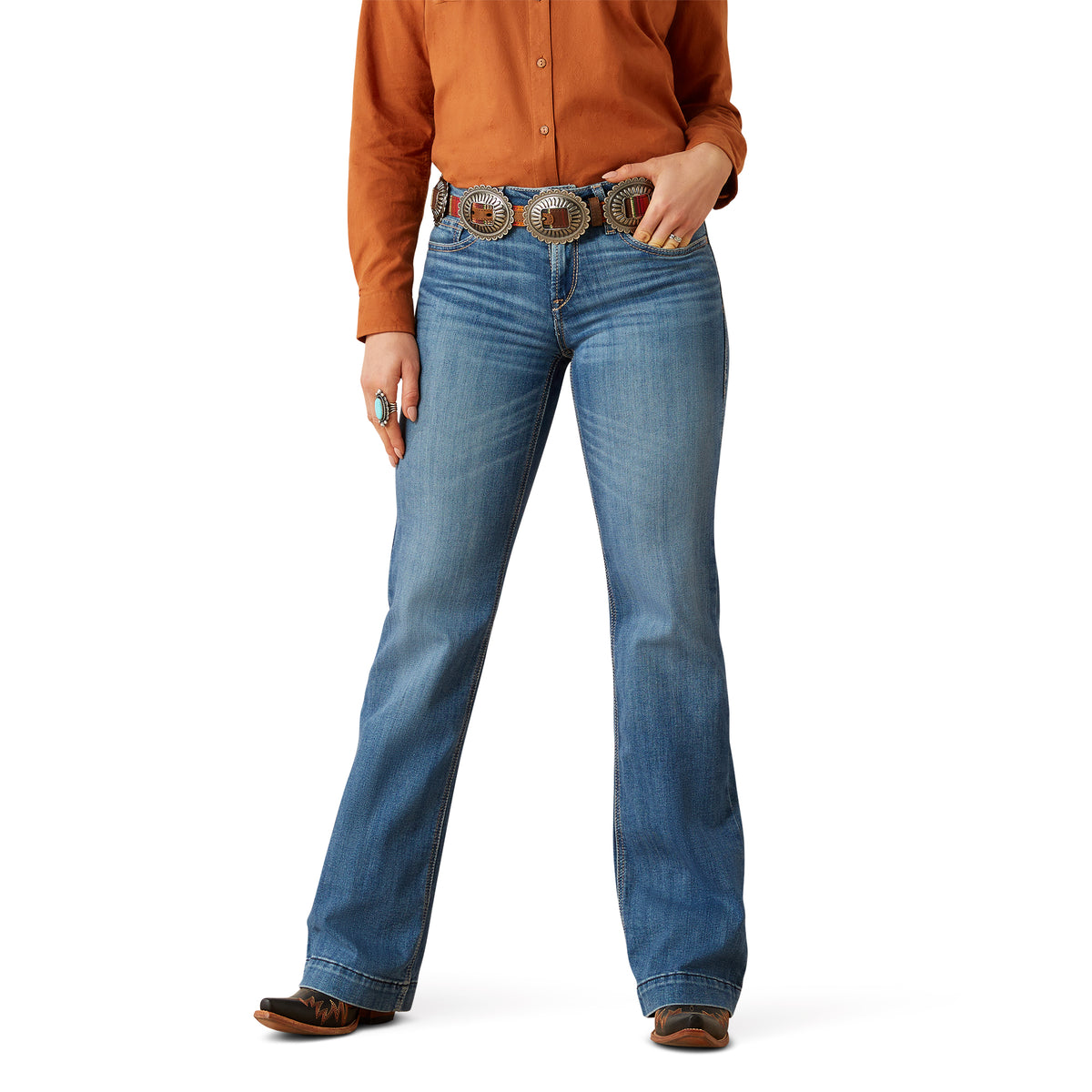 Ariat Womens Perfect Rise Trouser Jean - Isabelle Albuquerque