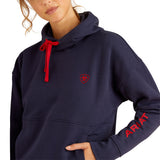 Ariat Womens Rabere Hoodie - Navy Eclipse