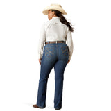 Ariat Womens Real Mid Rise Straight Leg Jean - Everlee Irvine