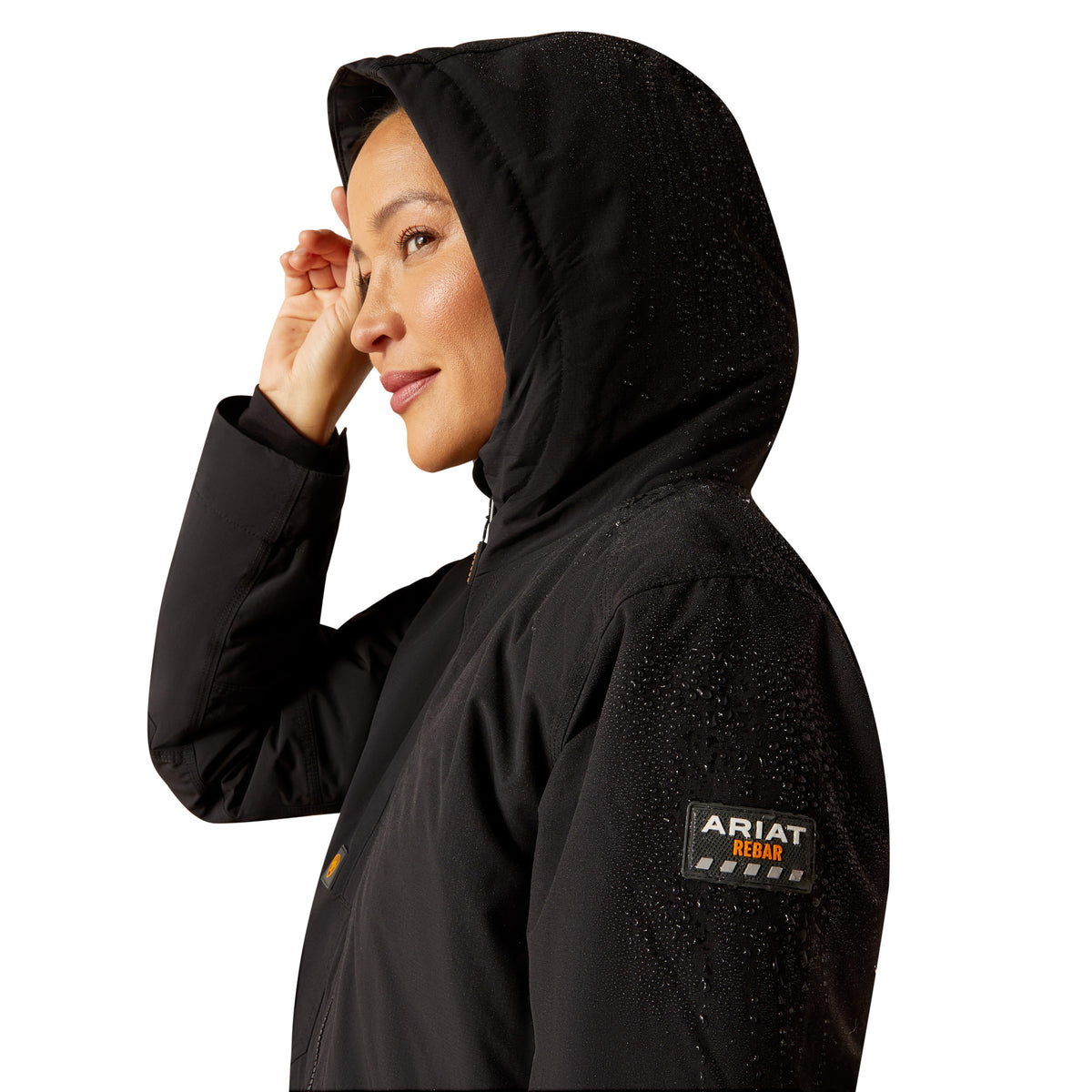 Ariat Womens Rebar Cordura Ripstop Insulated Jacket- Black