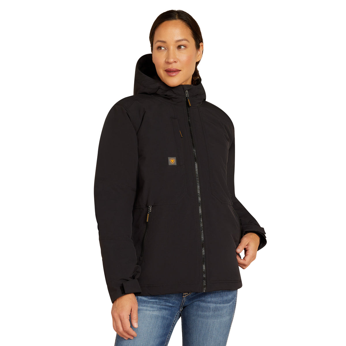 Ariat Womens Rebar Cordura Ripstop Insulated Jacket- Black
