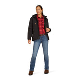 Ariat Womens Rebar Cordura Ripstop Insulated Jacket- Black