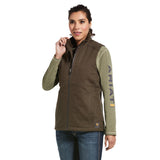 Ariat Womens Rebar Duracanvas Insulated Vest - Wren