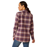 Ariat Womens Rebar Flannel Durastretch Workshirt - Pearl Grey