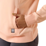 Ariat Womens Rebar Lightweight Fleece Sweatshirt - Tropical Peach Heather