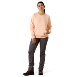 Ariat Womens Rebar Lightweight Fleece Sweatshirt - Tropical Peach Heather
