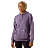 Ariat Womens Rebar Lightweight Graphic Hoodie - Mulled Grape