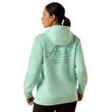 Ariat Womens Rebar Lightweight Graphic Hoodie - Lichen