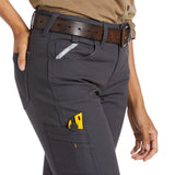 Ariat Womens Rebar Perfect Rise Durastretch Made Tough Pants - Rebar Grey