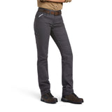 Ariat Womens Rebar Perfect Rise Durastretch Made Tough Pants - Rebar Grey