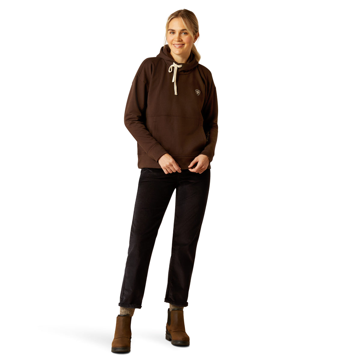Ariat Womens Rabere Hoodie - Mole