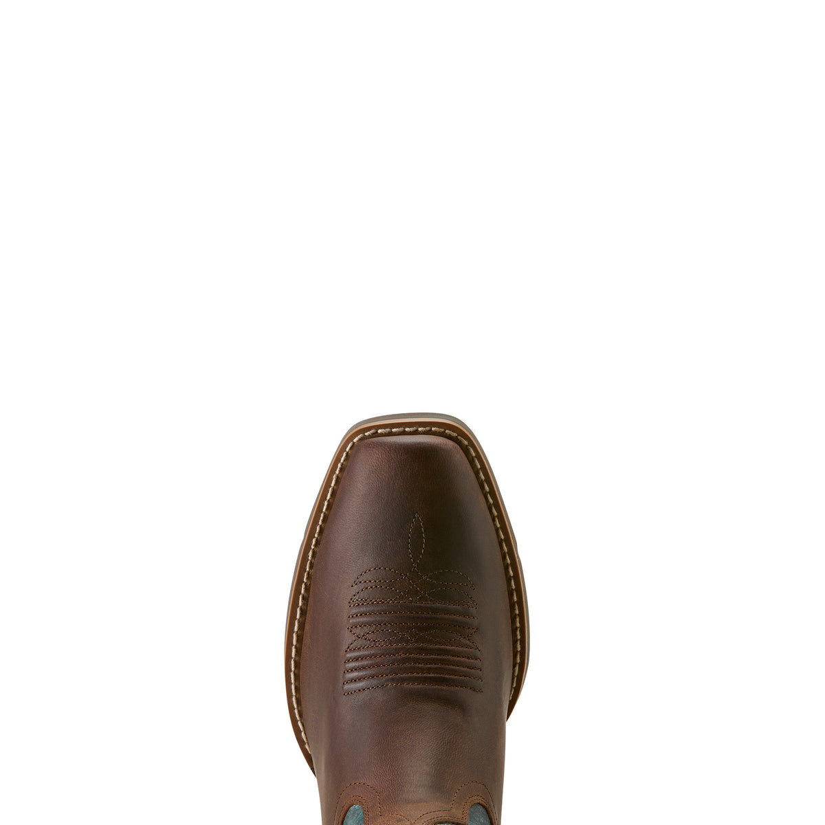 Ariat Womens Round Up Narrow Cutter Toe - Sassy Brown/Ocean Wave