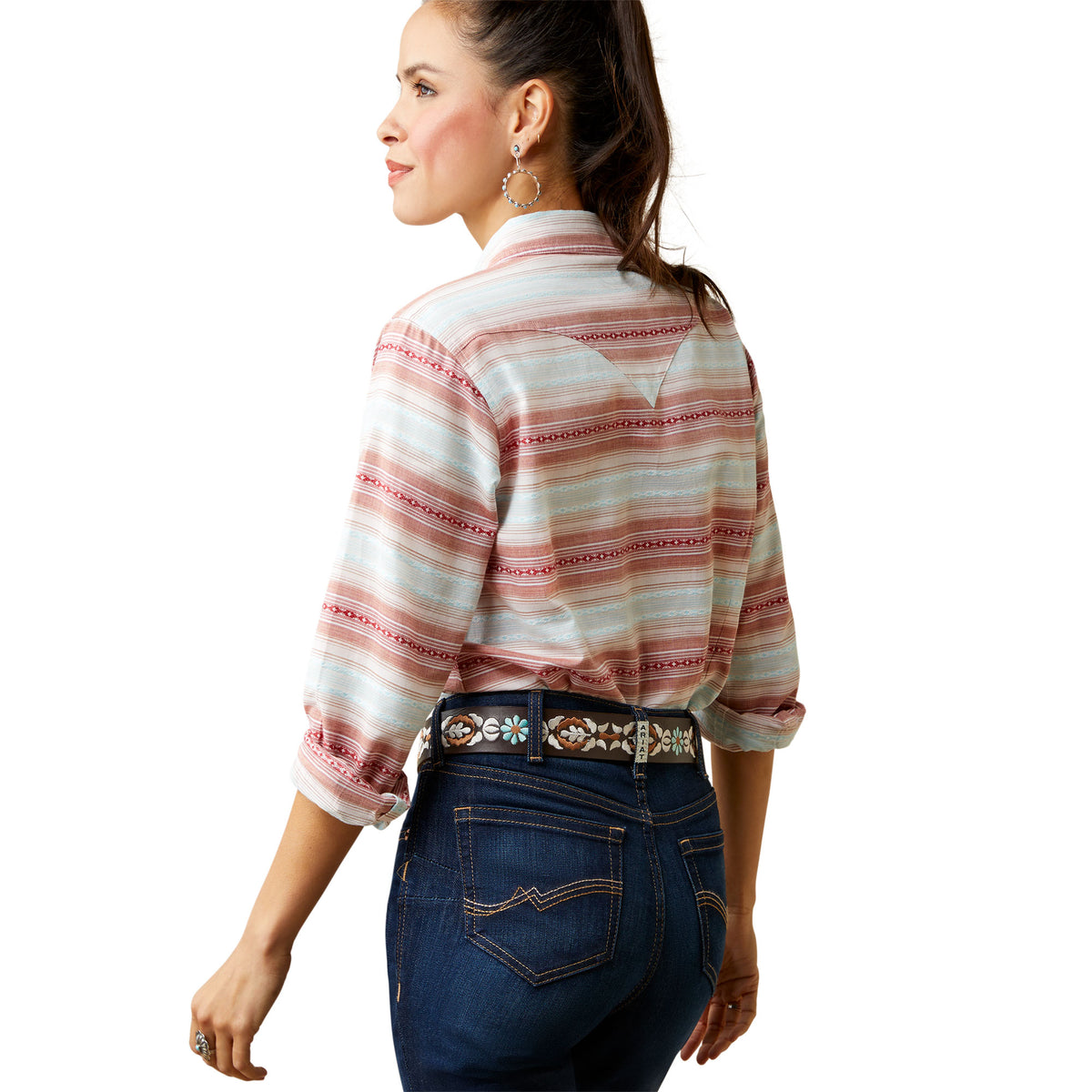 Ariat Womens Savannah Snap Shirt - Jacquard