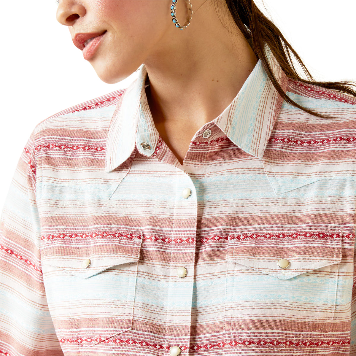 Ariat Womens Savannah Snap Shirt - Jacquard