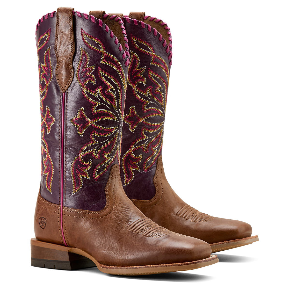 Ariat Womens Showdown - Dark Tan/Vino
