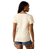 Ariat Womens Steer Bomb Tee - Cream