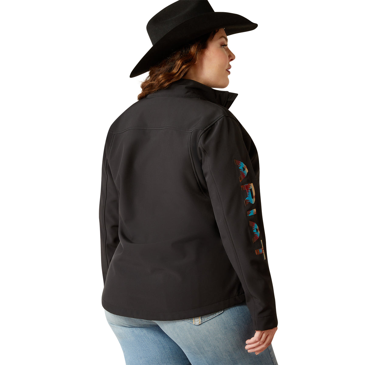 Ariat Womens New Team Softshell Jacket - Black/Serrano
