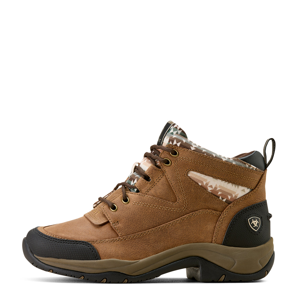 Ariat Womens Terrain - Dark Tan/Natural Southwest Print