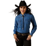 Ariat Womens True Blue Shirt - Vintage Indigo