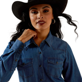 Ariat Womens True Blue Shirt - Vintage Indigo