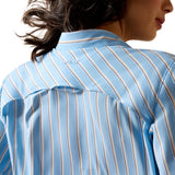 Ariat Womens Venttek Shirt - Blissful Blue/Rattan Stripe
