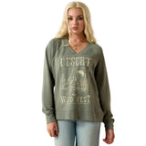 Ariat Womens Victoria Swewatshirt - Sea Spray