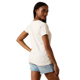 Ariat Womens Vintage Rose Tee - Natural
