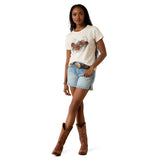 Ariat Womens Vintage Rose Tee - Natural