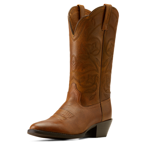 Ariat Womens Heritage Western R Toe - Copper Brown