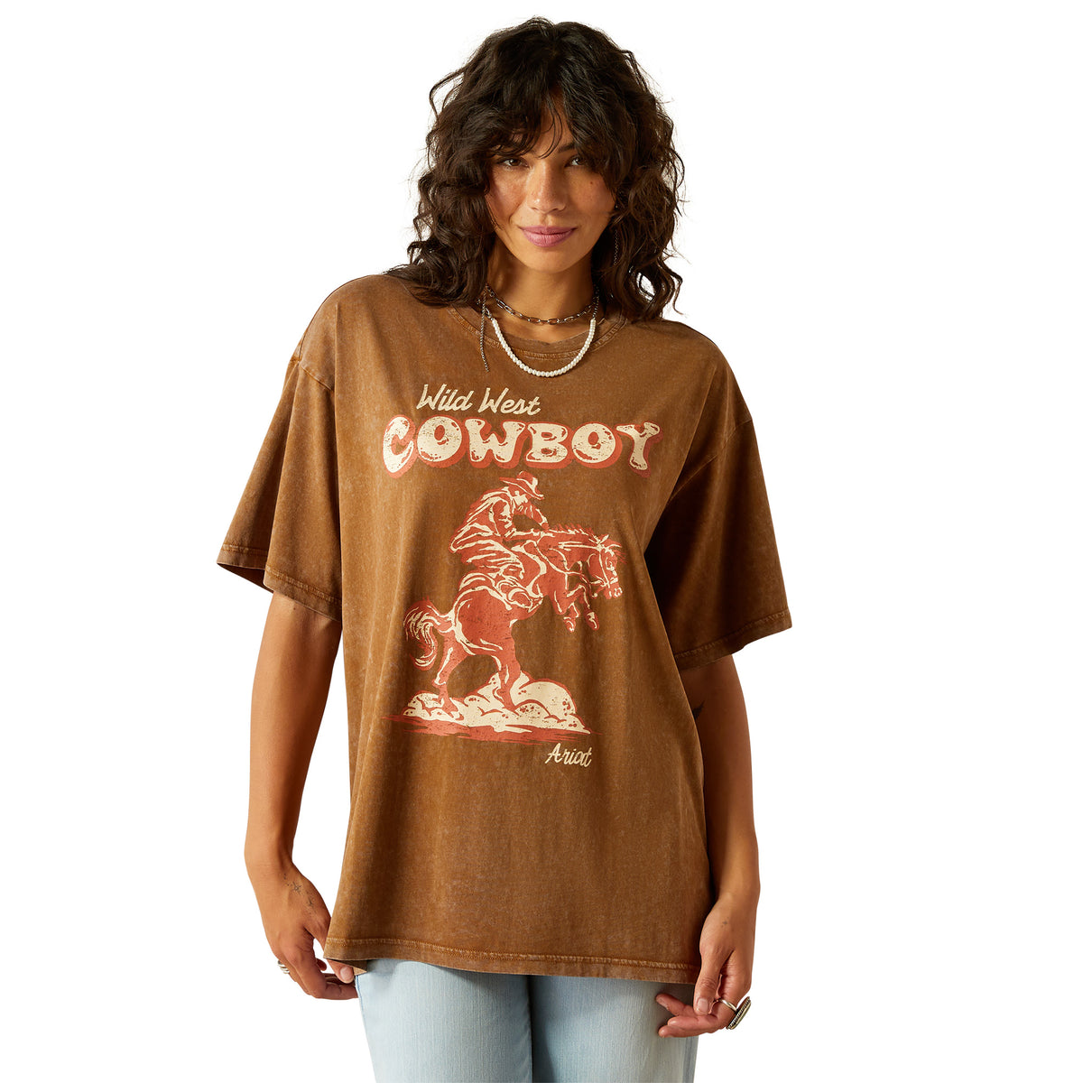 Ariat Womens Wild Tee - Toffee