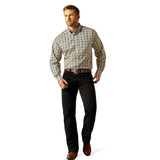 Ariat Mens Damon Wrinkle Free Shirt - Cream