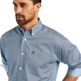 Ariat Mens Wrinkle Free Yoel Classic Shirt - Odyssey Grey