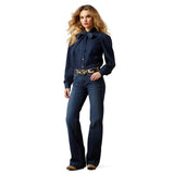 Ariat Womens Perfect Rise Trouser Jean - Catalya Plumas