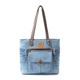 Ashley Adventure Tote Bag - Denim