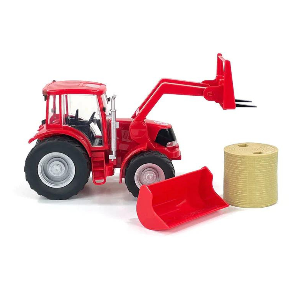 Big Country Toys Tractor and Implements - Red