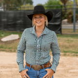 Black Colt Kirby Shirt - Khaki Gingham